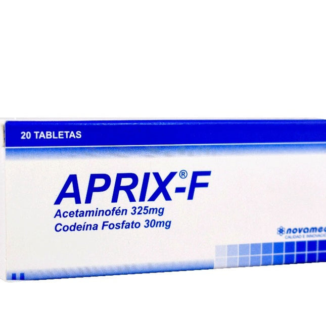 Aprix F 325/30 Mg 20 Tabletas