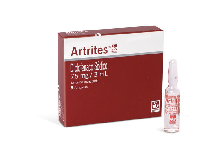 Artrites 75 Mg 3 Ml 5 Amp Diclofen Sod