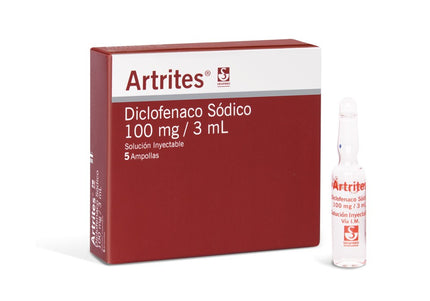 Artrites 100 Mg 5 Ampollas Diclofenaco Sod
