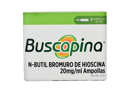 Buscapina 20 Mg 1 Ml 3 Ampollas