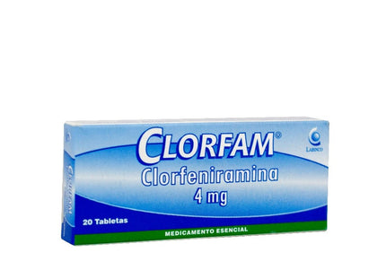 Clorfam 4 Mg 20 Tabletas