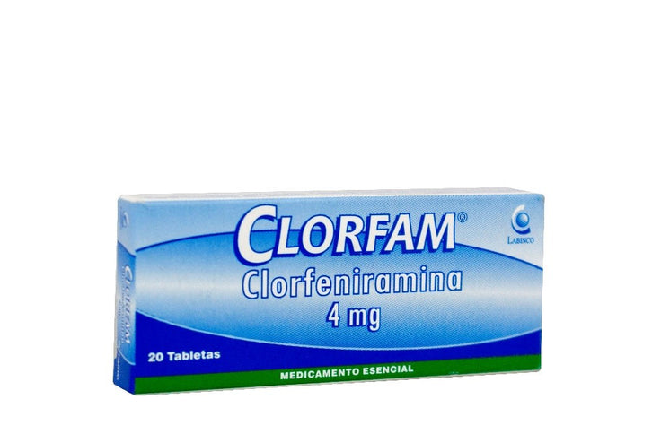 Clorfam 4 Mg 20 Tabletas