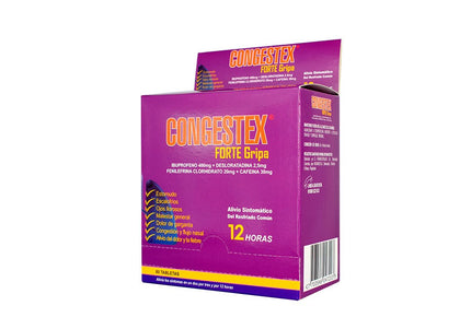 2 Congestex Forte Gripa 80 Tabs Pague 1 Lleve 2
