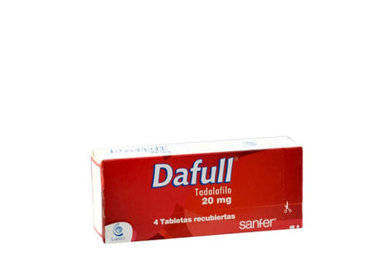 Dafull (Tadalafilo) 20 Mg 4 Tableta