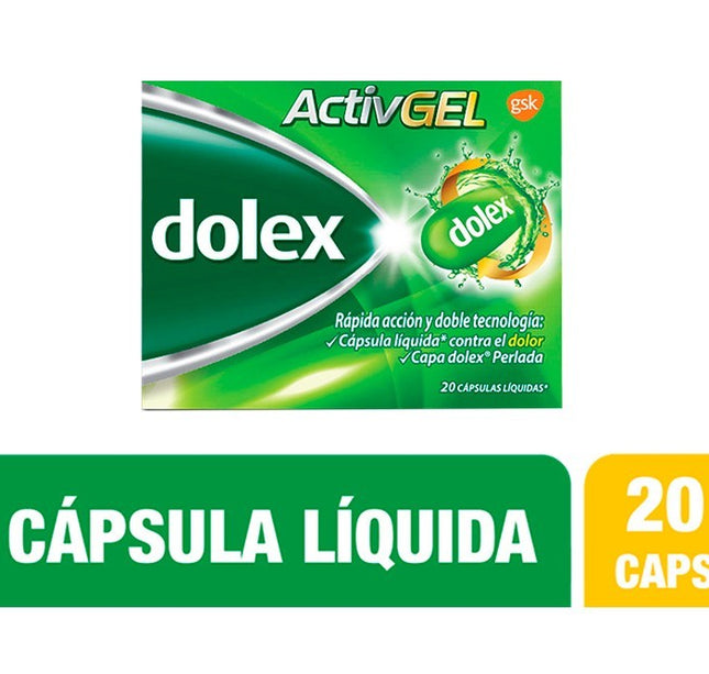 Dolex Activegel 20 Capsulas Liquidas