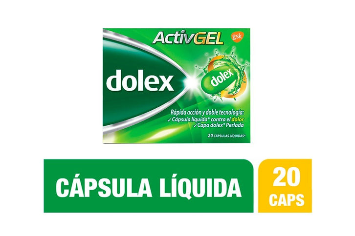 Dolex Activegel 20 Capsulas Liquidas