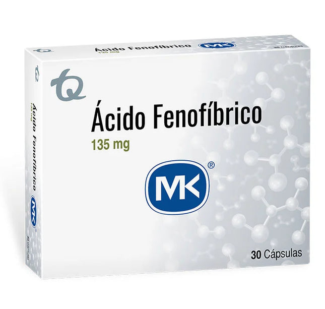 Acido Fenofibrico 135 Mg 30 Cap Mk