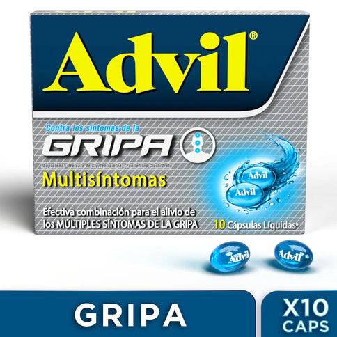Advil Gripa 10 Capsulas