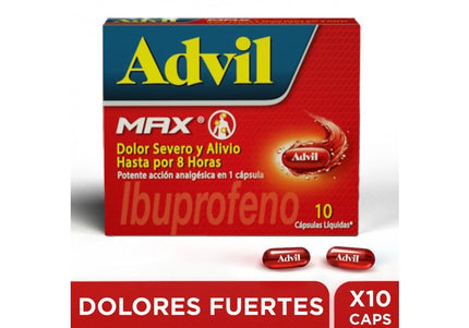 Advil Max 10 Capsulas