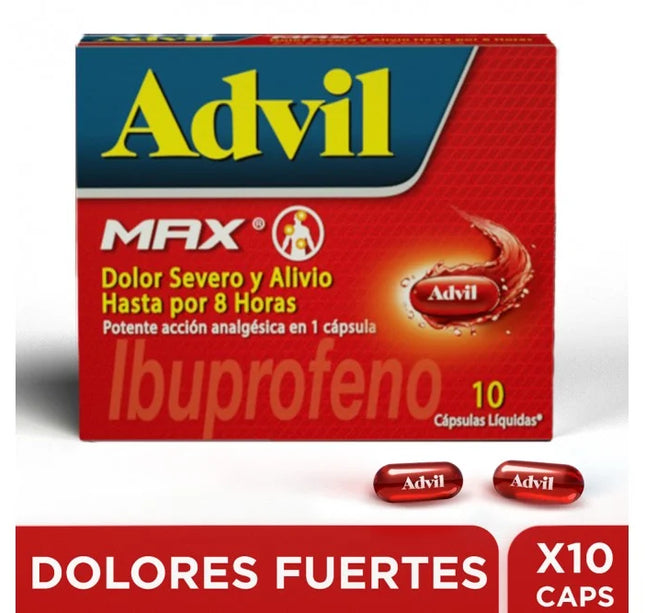 Advil Max 10 Capsulas