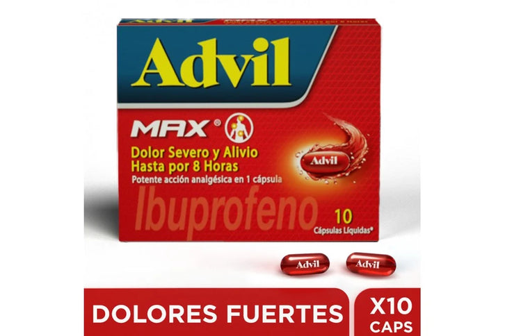 Advil Max 10 Capsulas