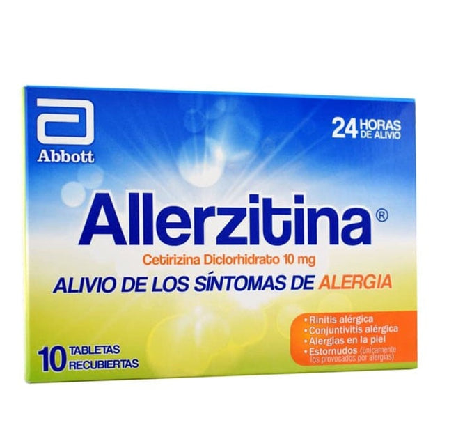 Allerzitina 10 Mg 10 Tabletas