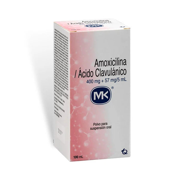 Amoxicilina 400Mg Acido Clavu 57Mg 100Ml