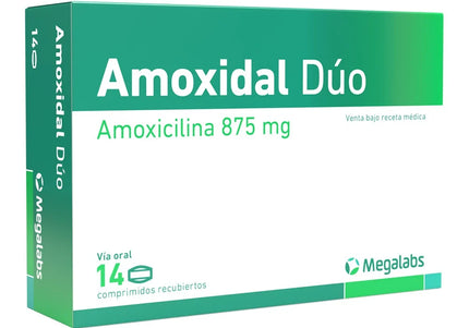 Amoxidal Duo 875 Mg 14 Comprimidos