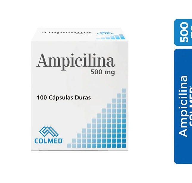Ampicilina 500 Mg Caja 100 Cap