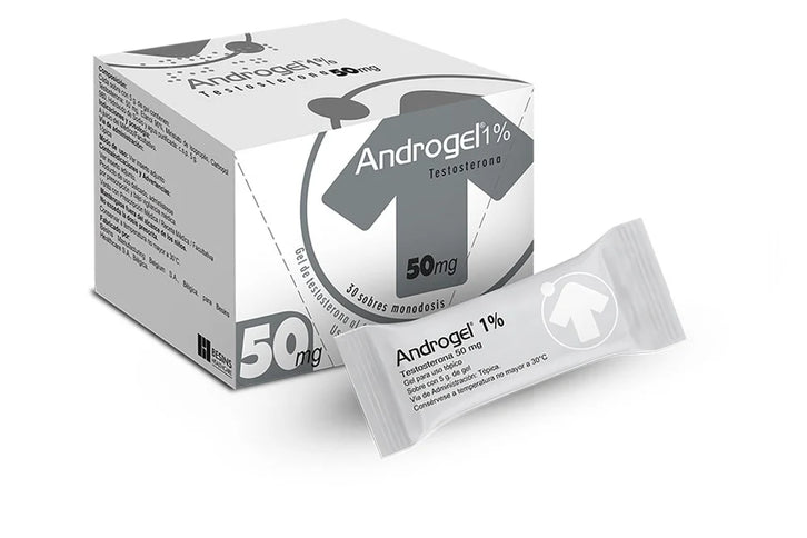 Androgel 1% 50 Mg Gel 30 Sobres