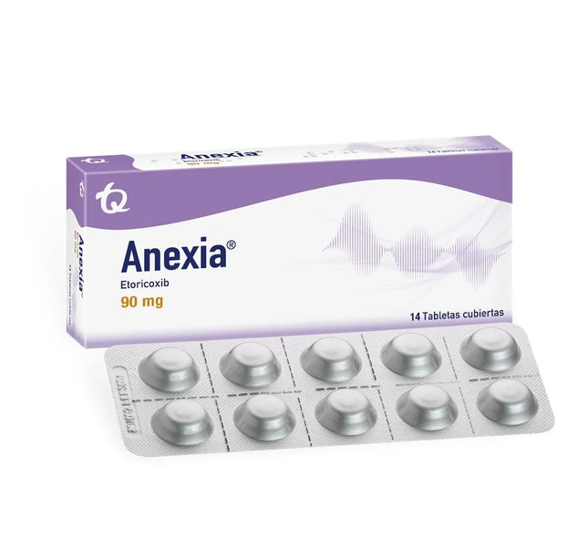 Anexia 90 Miligramos 14 Tabletas