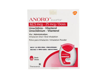 Anoro Ellipta 62.5Mcg 30 Dosis