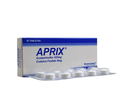 Aprix 325/8 Mg 20 Tabletas