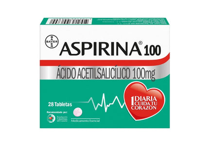 Aspirina 100 Mg 28 Tbs