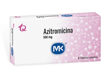 Azitromicina 500 Mg 3 Tabletas Mk