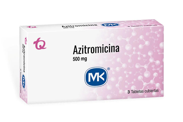 Azitromicina 500 Mg 3 Tabletas Mk