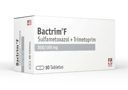 Bactrim F 160+800 Mg 10 Tabletas