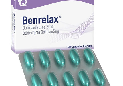 Benrelax 125 Mg 5 Mg 20 Capsulas