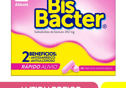 Bisbacter 262 Mg 48 Tabletas