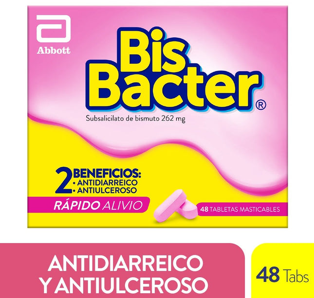 Bisbacter 262 Mg 48 Tabletas