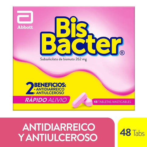 Bisbacter 262 Mg 48 Tabletas