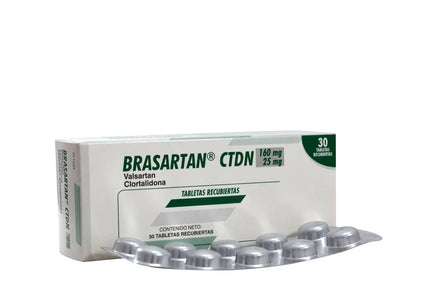 Brasartan Ctdn 160/25Mg 30 Tabletas