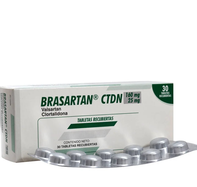 Brasartan Ctdn 160/25Mg 30 Tabletas