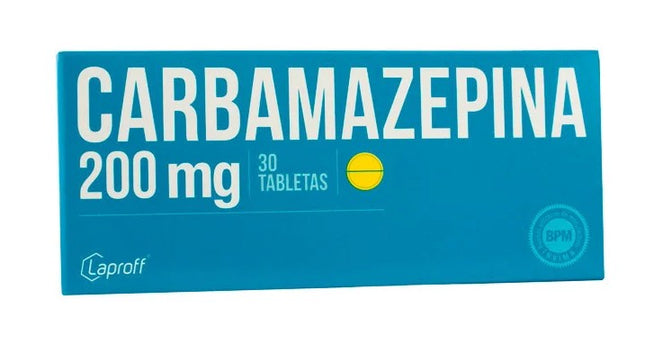 Carbamazepina 200 Mg 30 Tbs