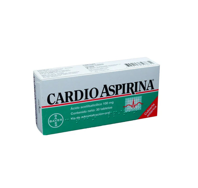 Cardioaspirina 100 Mg 30 Tabletas