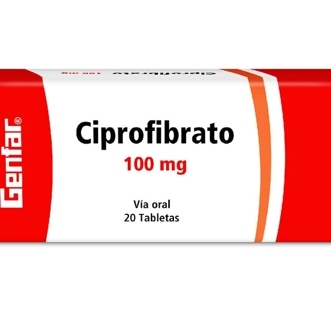 Ciprofibrato 100 Mg 20 Tbs Gf