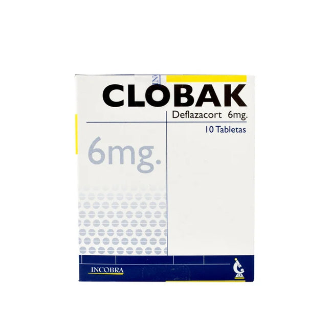 Clobak 6 Mg 10 Tabletas