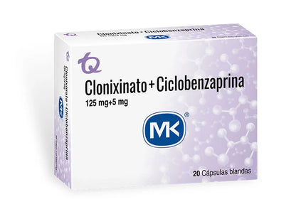Clonixinato 125Mg Ciclobenz 5Mg 20Tbs