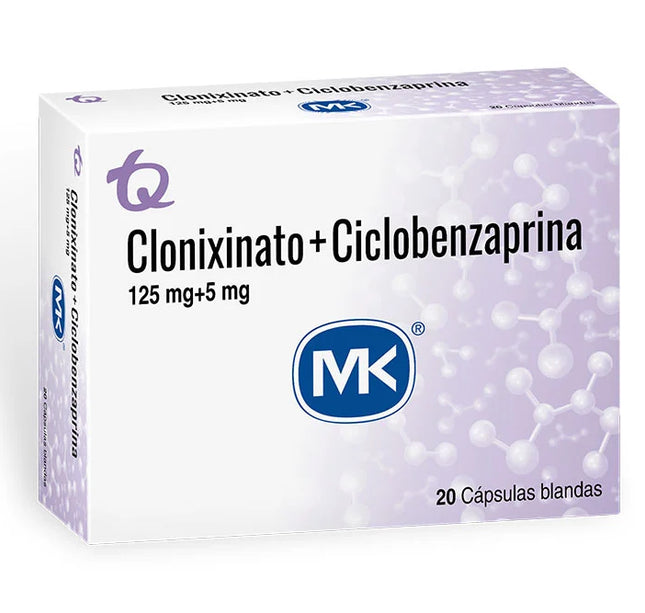 Clonixinato 125Mg Ciclobenz 5Mg 20Tbs