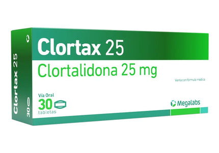 Clortax 25 Mg 30 Tabletas