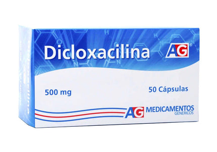 Dicloxacilina 500 Mg 50 Capsulas Ag