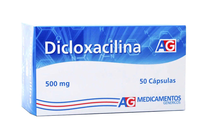 Dicloxacilina 500 Mg 50 Capsulas Ag