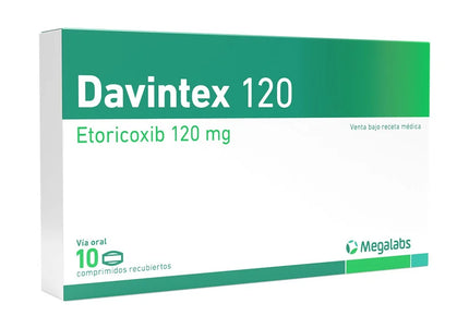 Davintex 120 Mg 10 Comprimidos Recubiertas