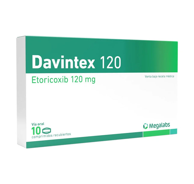 Davintex 120 Mg 10 Comprimidos Recubiertas