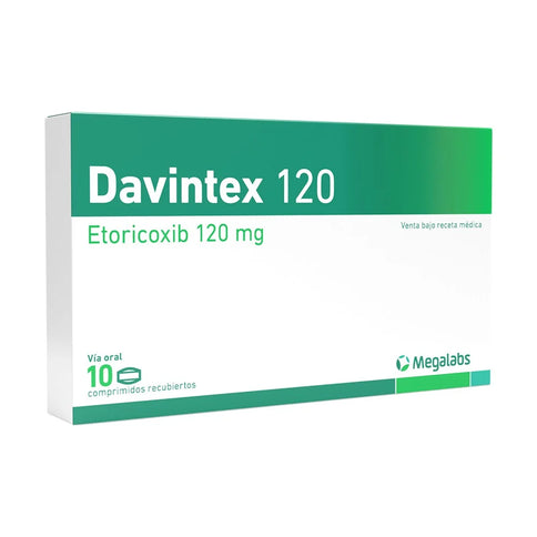Davintex 120 Mg 10 Comprimidos Recubiertas