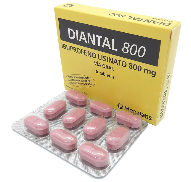 Diantal 800 Mg 10 Tabletas