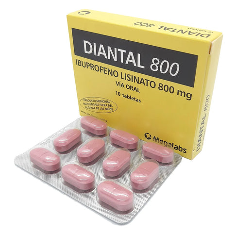 Diantal 800 Mg 10 Tabletas