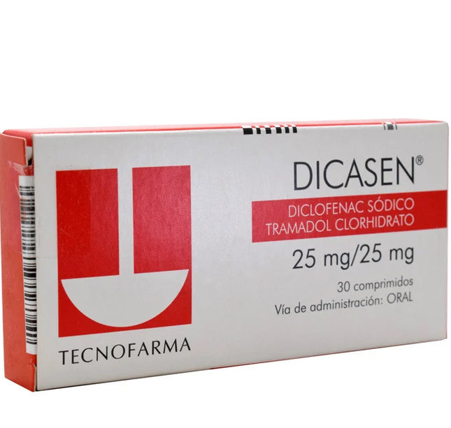 Dicasen 25 / 25 Mg 30 Comprimidos