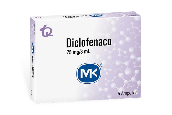 Diclofenaco 75 Mg 3Ml 5 Ampollas Mk