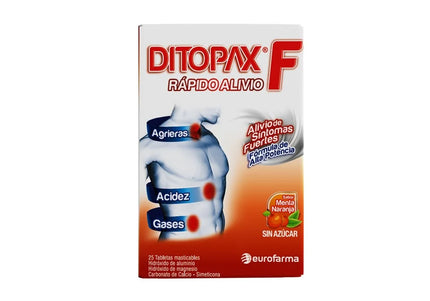 DITOPAX F 25 TABLETAS